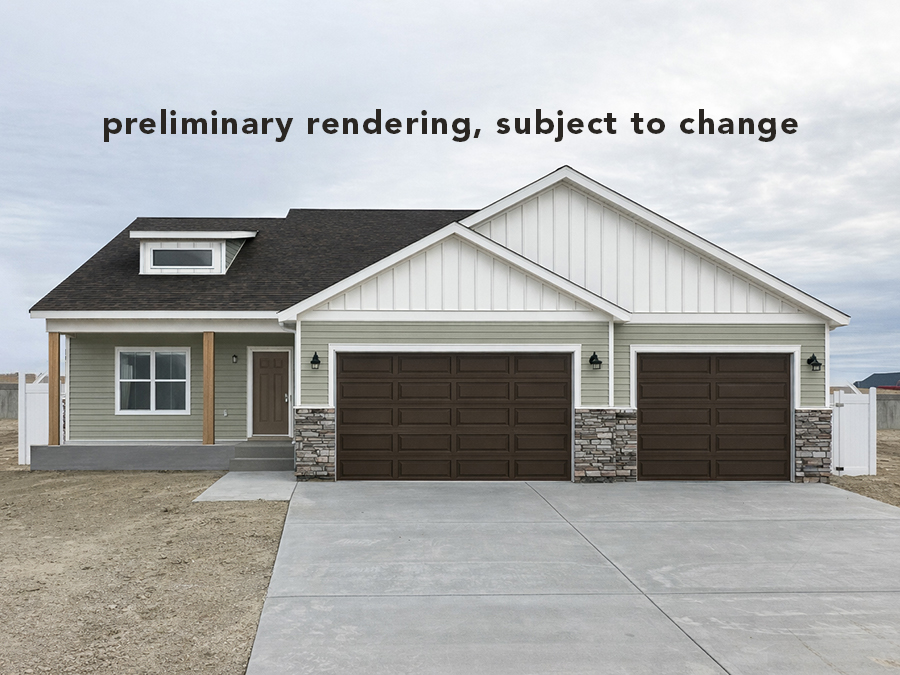 The Gutenberg, a 3-bed, 2-bath home under 1,200 sq ft. that combines charm with practicality. 